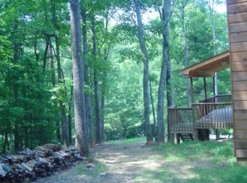 Wood Pile / Rear of House